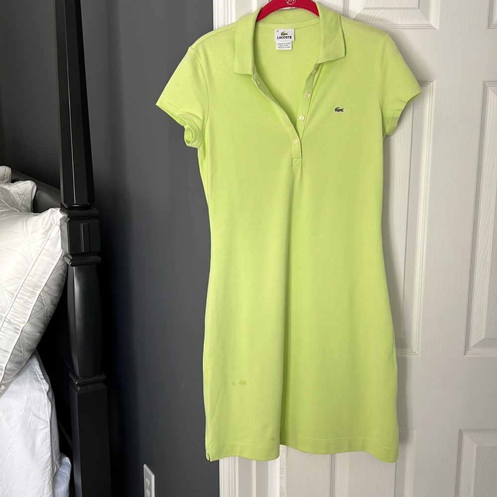 Lacoste mini polo dress